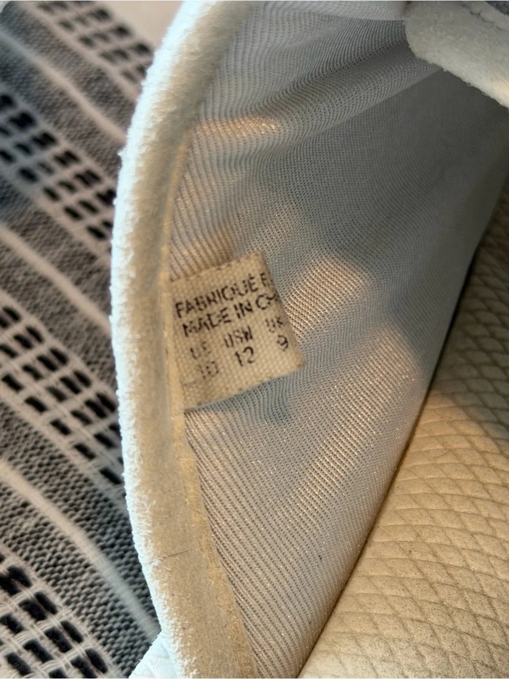 Suicoke Cream/White Slide Sandals Straps